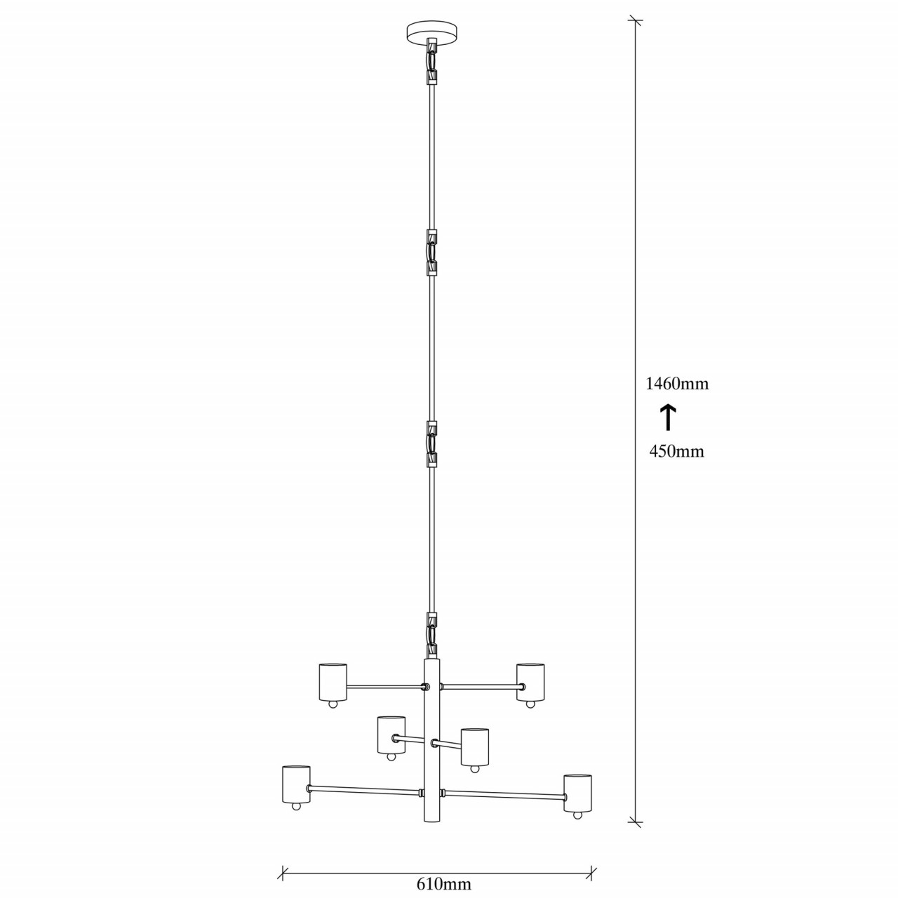 Poze Candelabru Hexa - 6936