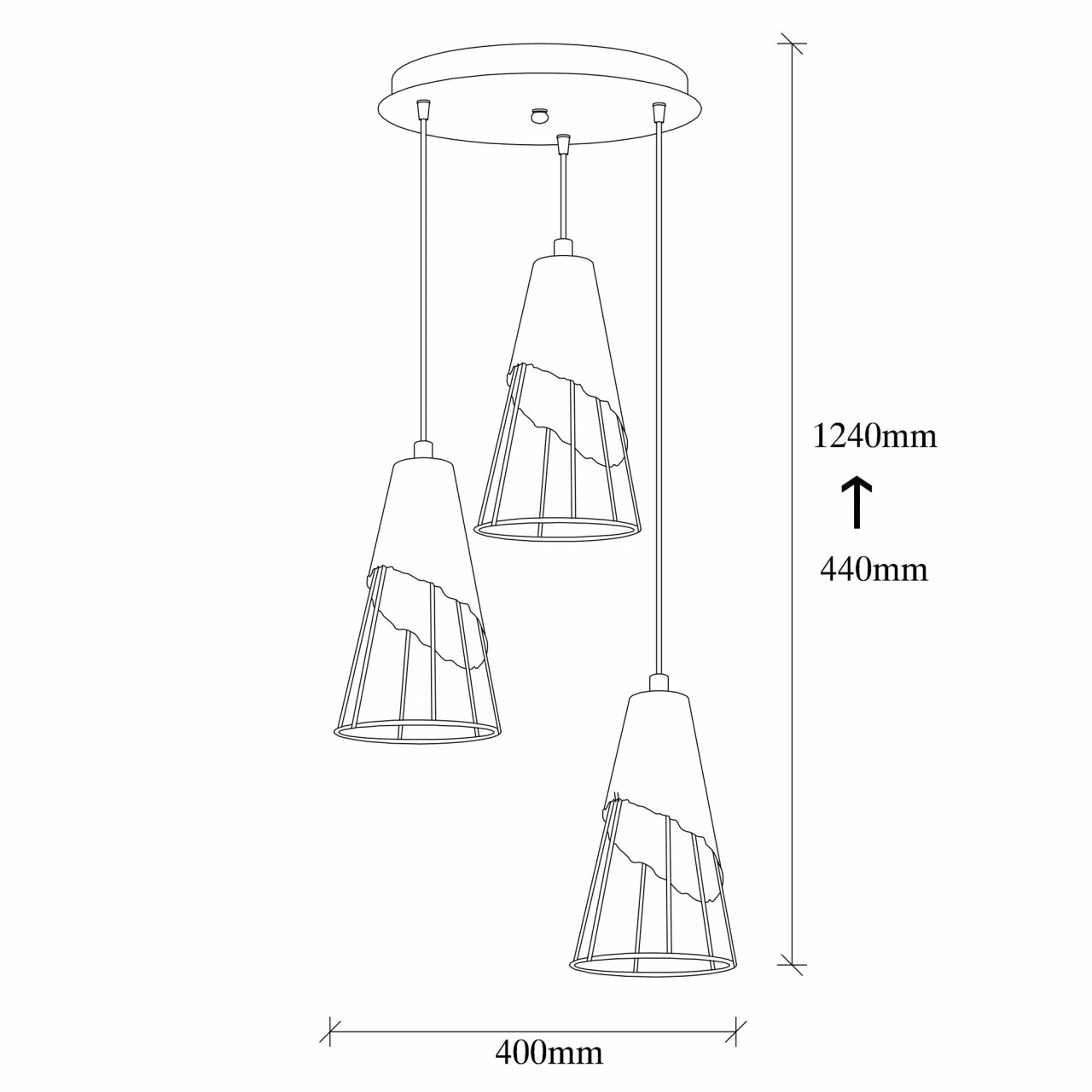 Poze Candelabru Sivani Tel - MR - 962