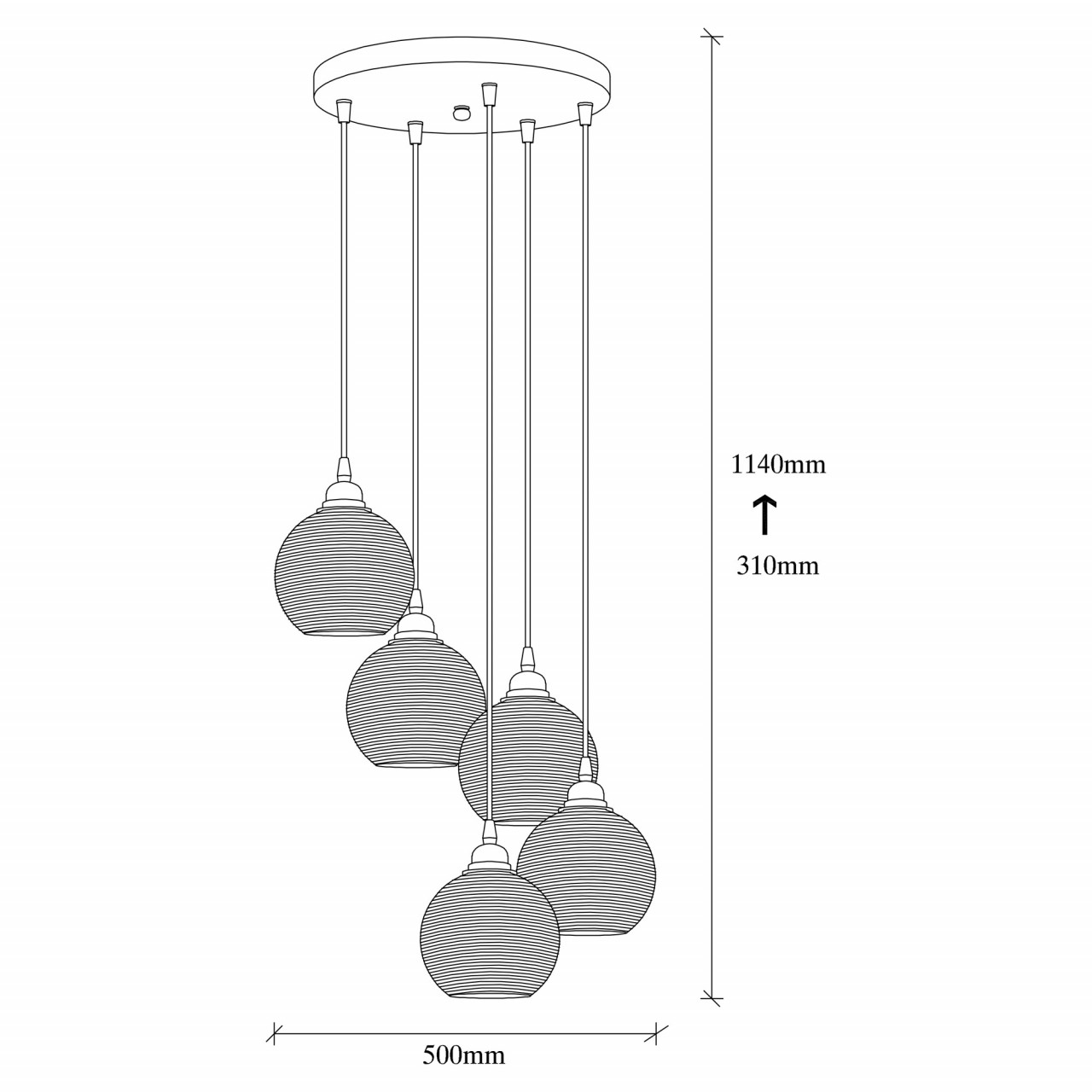 Poze Candelabru Smoked - 032