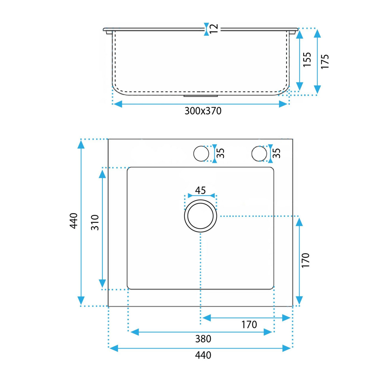 Poze Chiuveta bucatarie Granit West gri