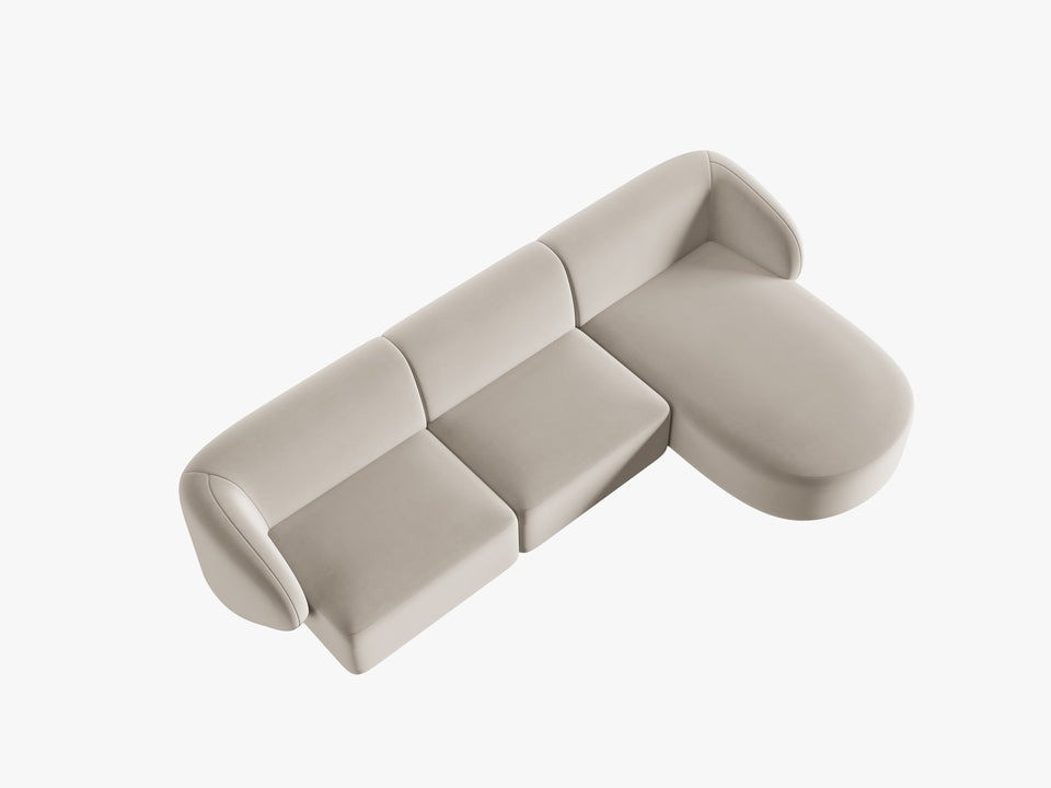 Poze Coltar 4 locuri Shane catifea L266 cm