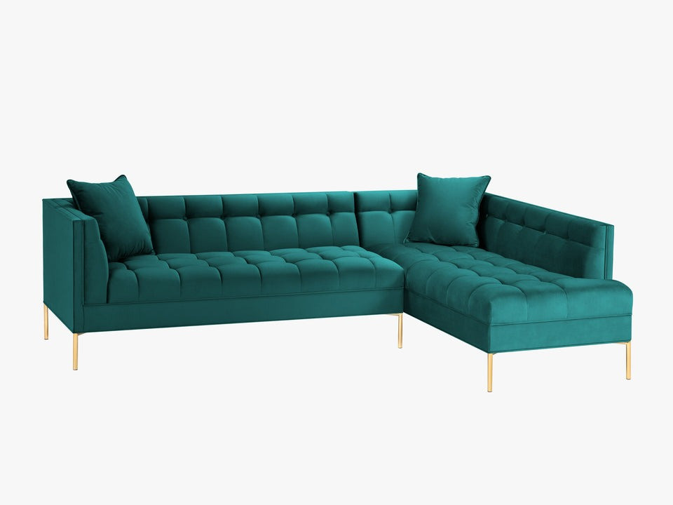 Poze Coltar 5 locuri Karoo catifea L270 cm