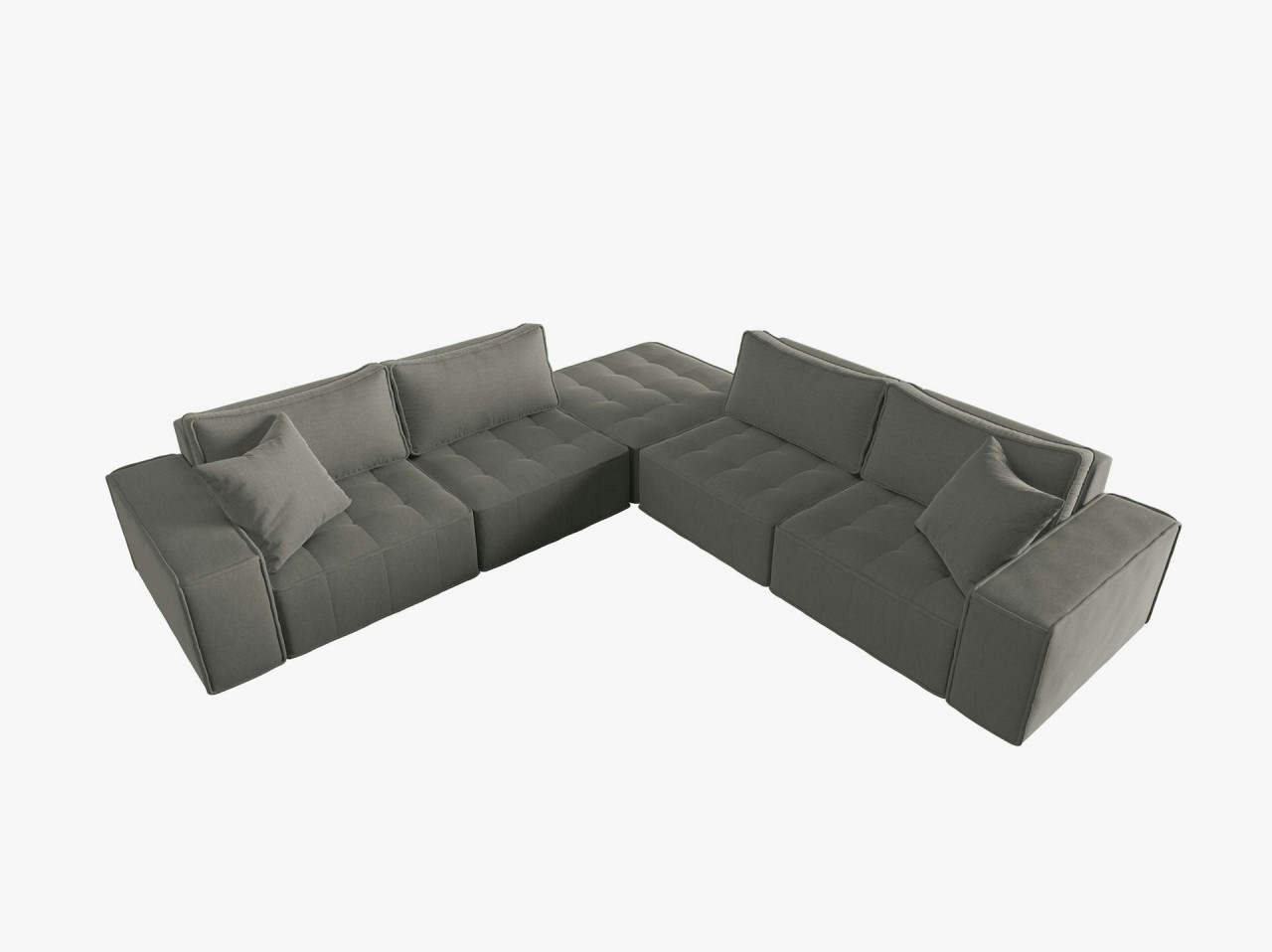 Poze Coltar 7 locuri Mike stofa L276 cm