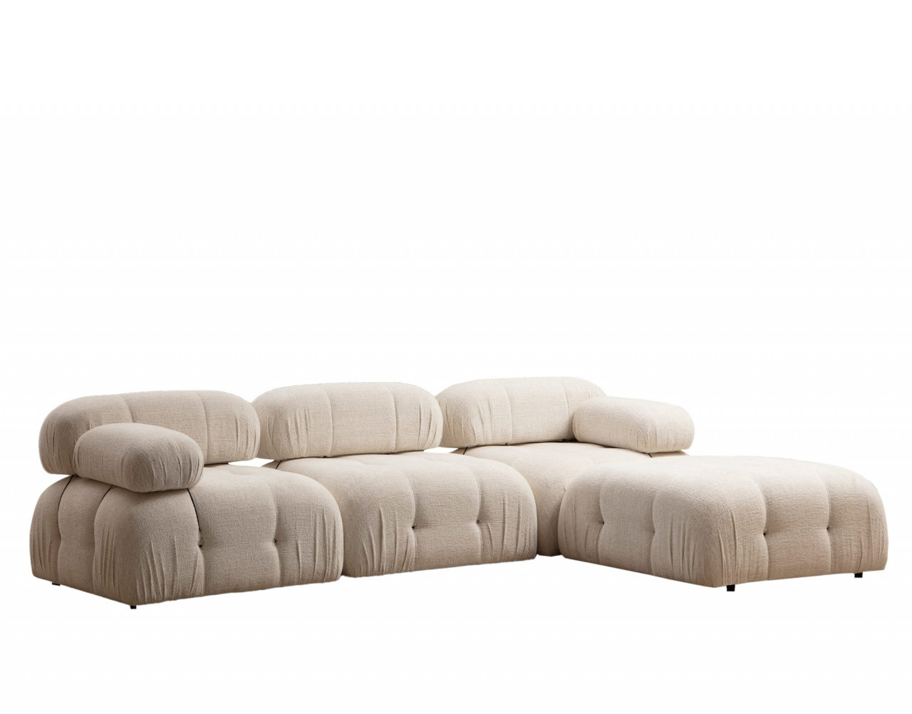 Poze Coltar Bubble crem plusat L1-O1-1R-PUF