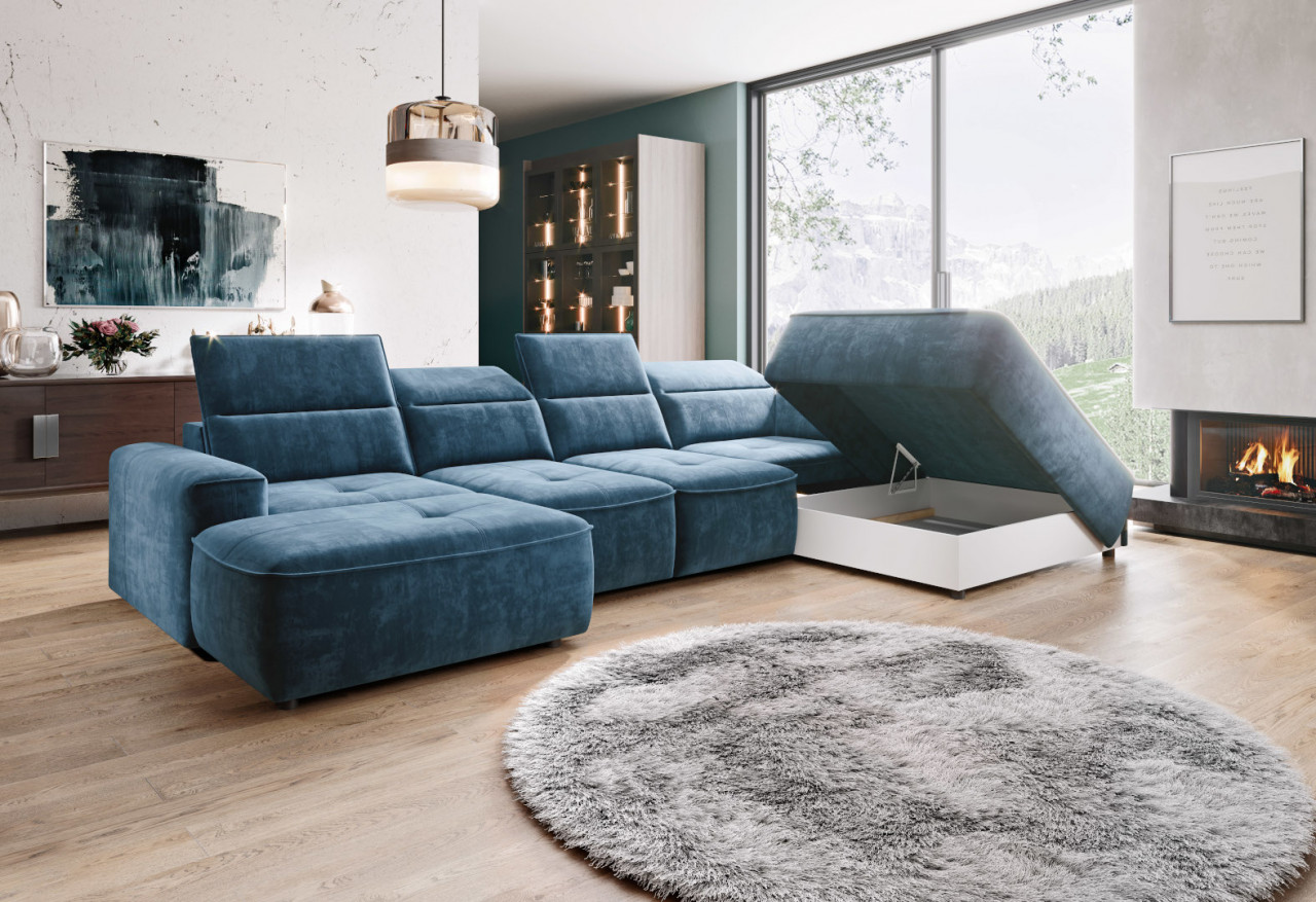Poze Coltar cu reglaj electric Colombo XL – L376 x l227 x h103 cm