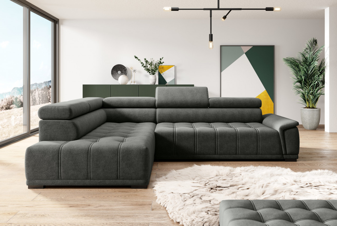 Poze Coltar cu reglaj electric Gremio L283 cm