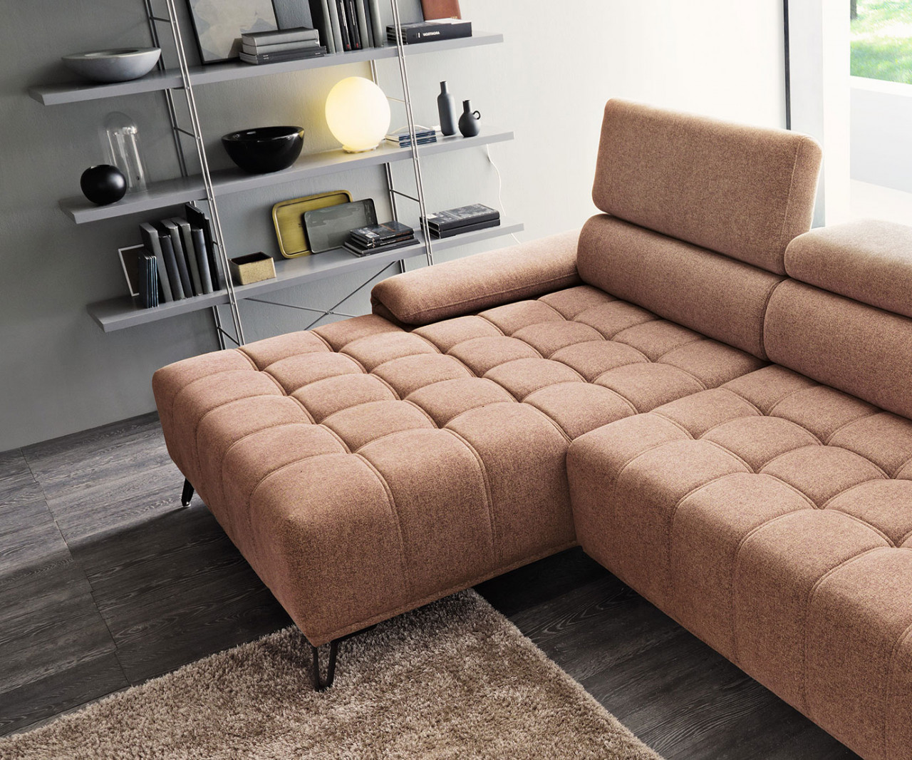 Poze Coltar cu reglaj electric Palladio mini L322 cm