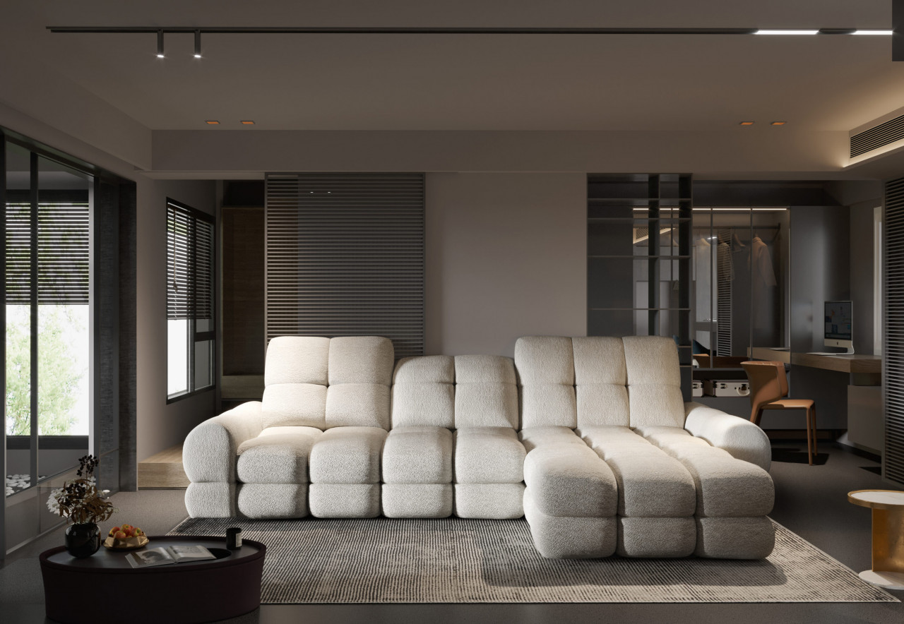 Poze Coltar cu reglaj electric Tollo mini L283 cm