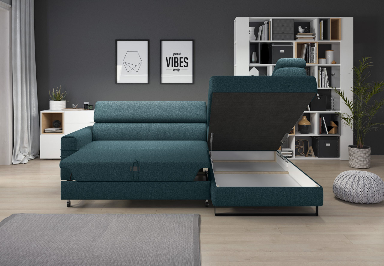Poze Coltar extensibil Livio - L249 x l184 x h90 cm