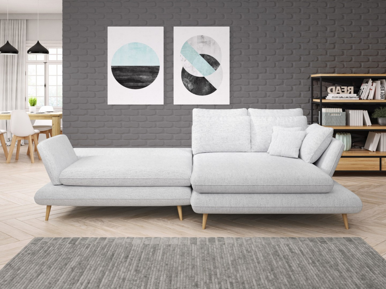 Poze Coltar extensibil Monte – L283 x l181 x h90 cm