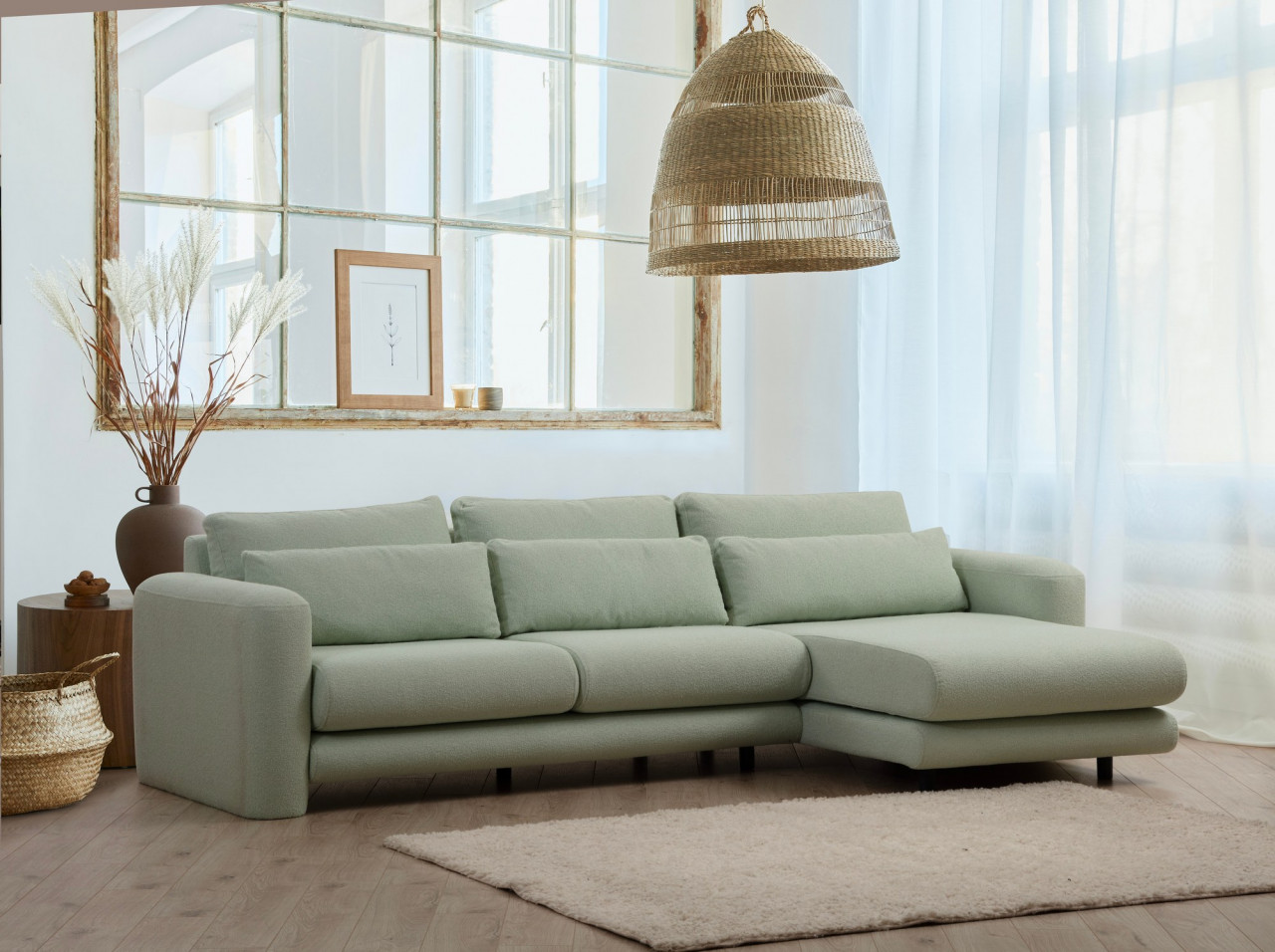 Poze Coltar Lily verde pe dreapta