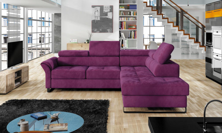 Coltar living extensibil avanti – l 255 x l 223 x h 97 cm