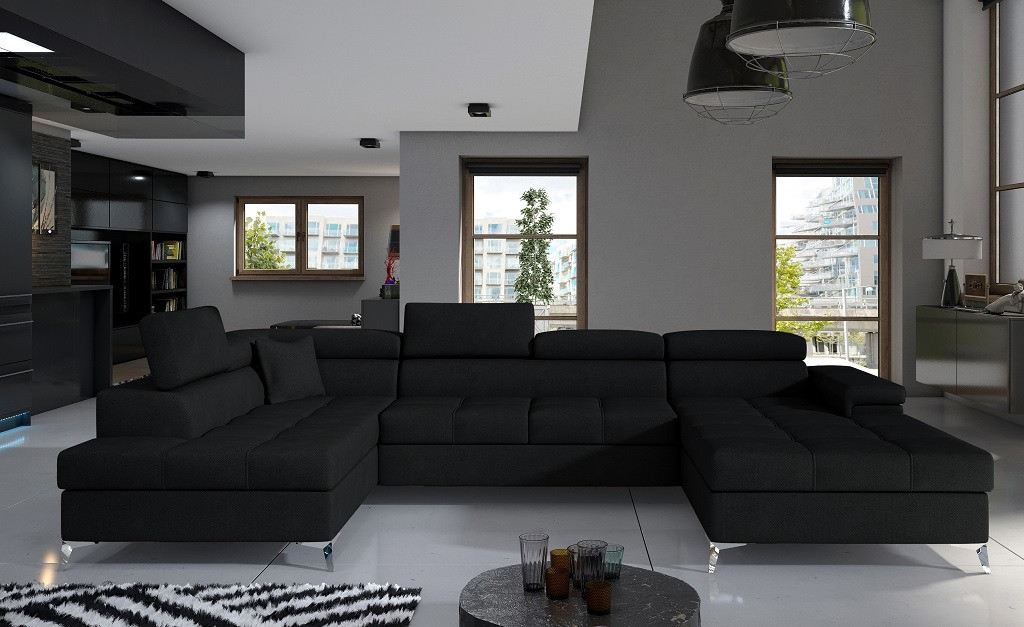 Poze Coltar living extensibil Eduardo – L345 x l202 x h90 cm
