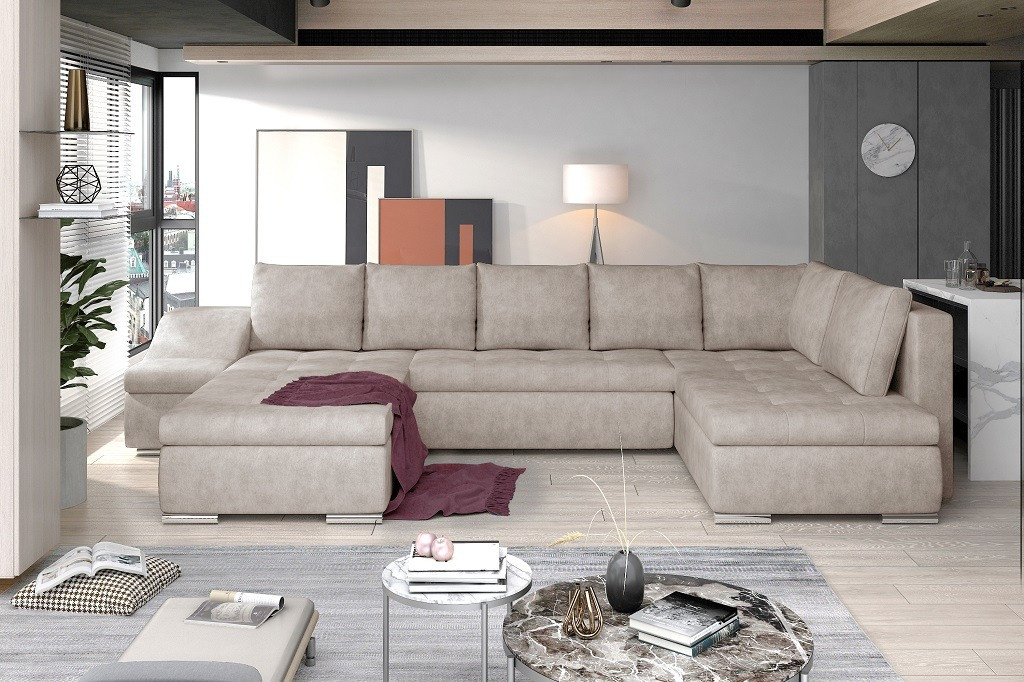 Poze Coltar living extensibil Giovanni – L340 x l200 x h88 cm