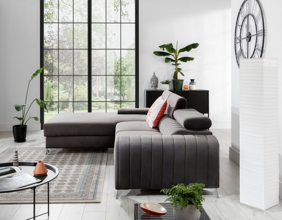Poze Coltar living extensibil Grayson – L275 x l205 x h98 cm