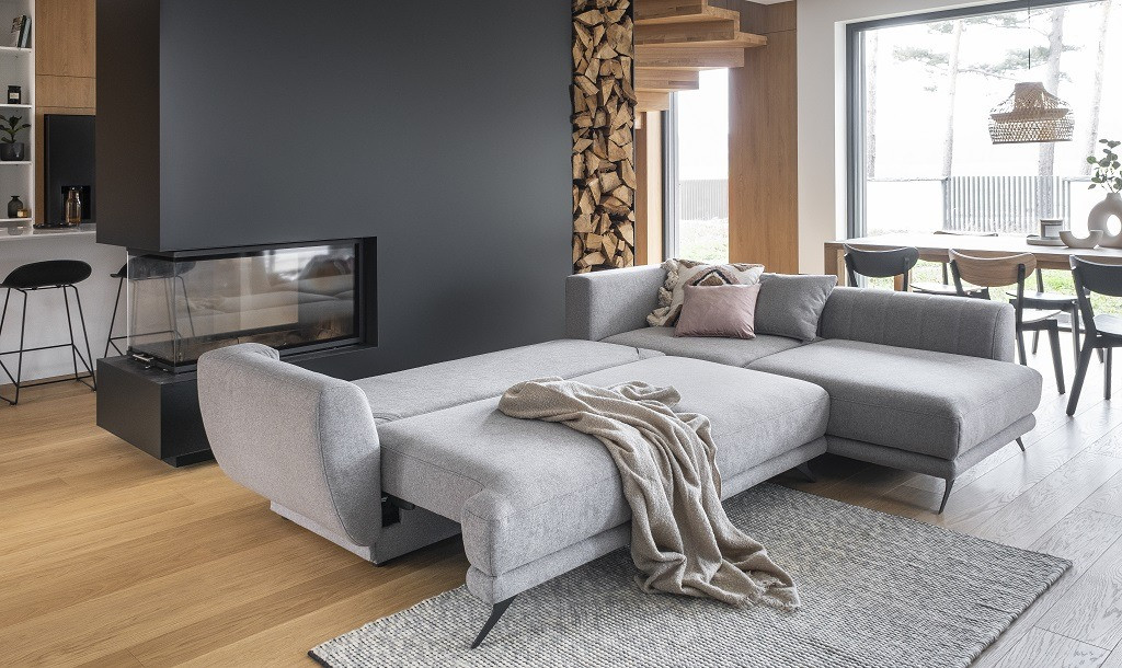 Poze Coltar living extensibil Larde – L280 x l178 x h93 cm