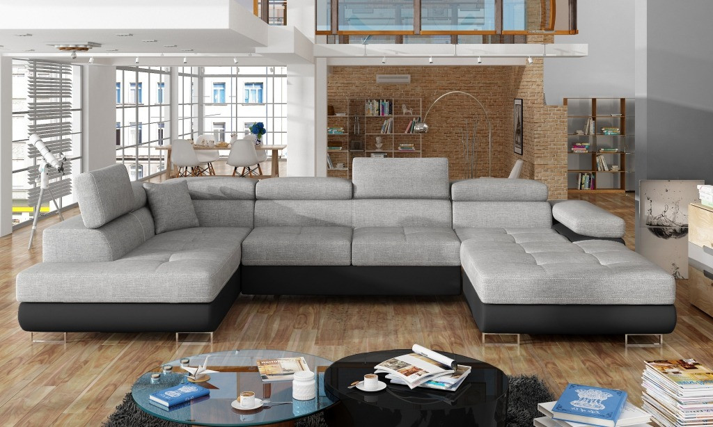 Poze Coltar living extensibil Rodrigo – L345 x l202 x h90 cm