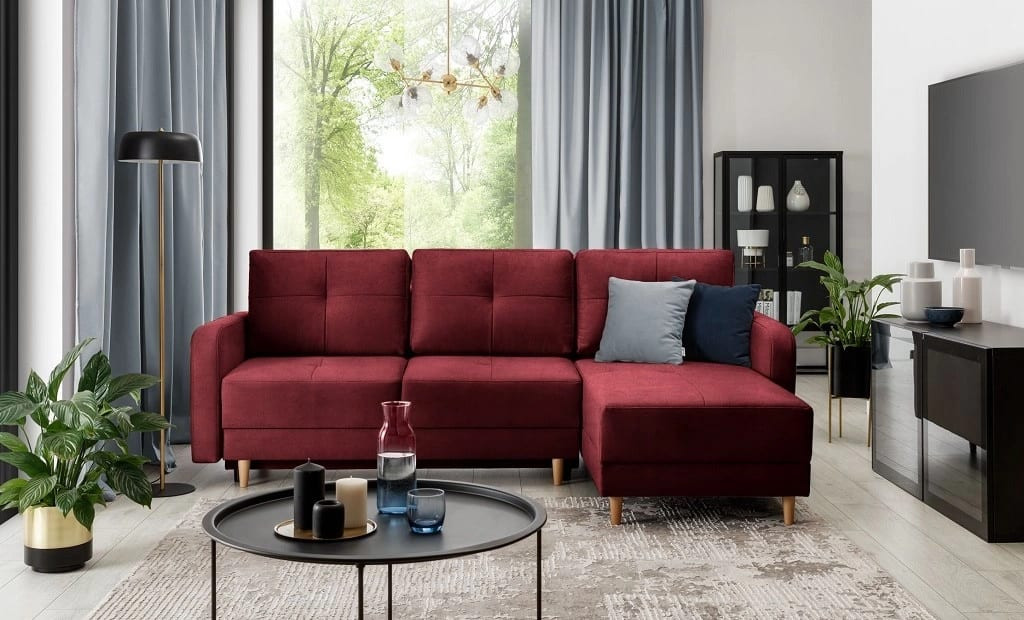 Poze Coltar living extensibil Roxi – L240 x l165 x h90
