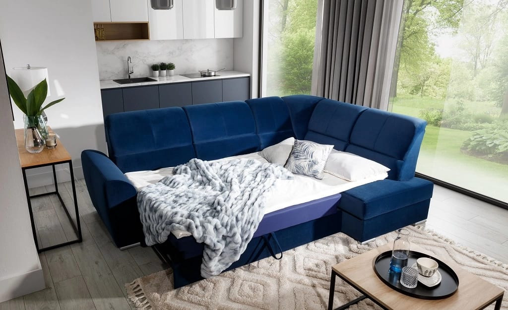 Poze Coltar living extensibil Siber – L270 x l186 x h93