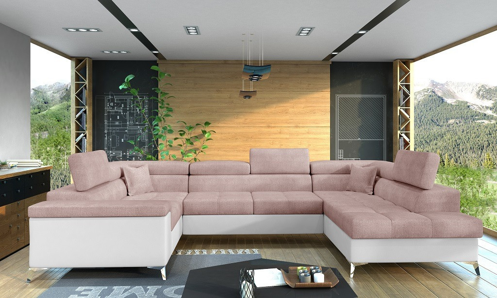 Poze Coltar living extensibil Thiago – L350 x l202 x h90 cm
