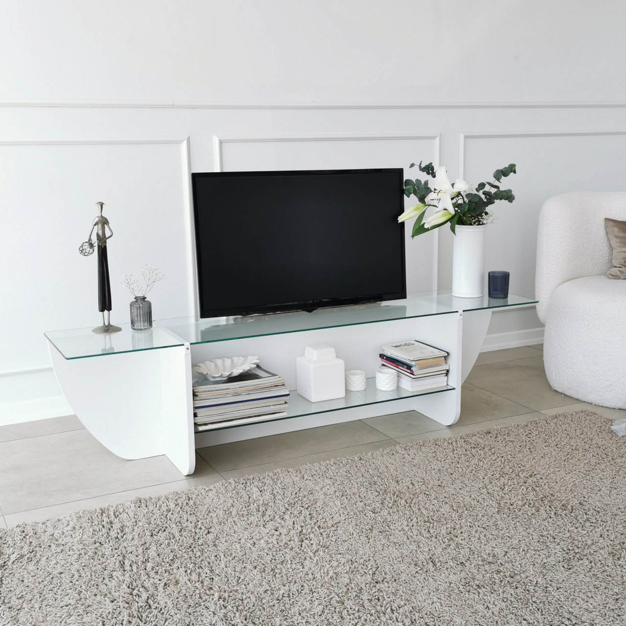 Poze Comoda TV Lily alba