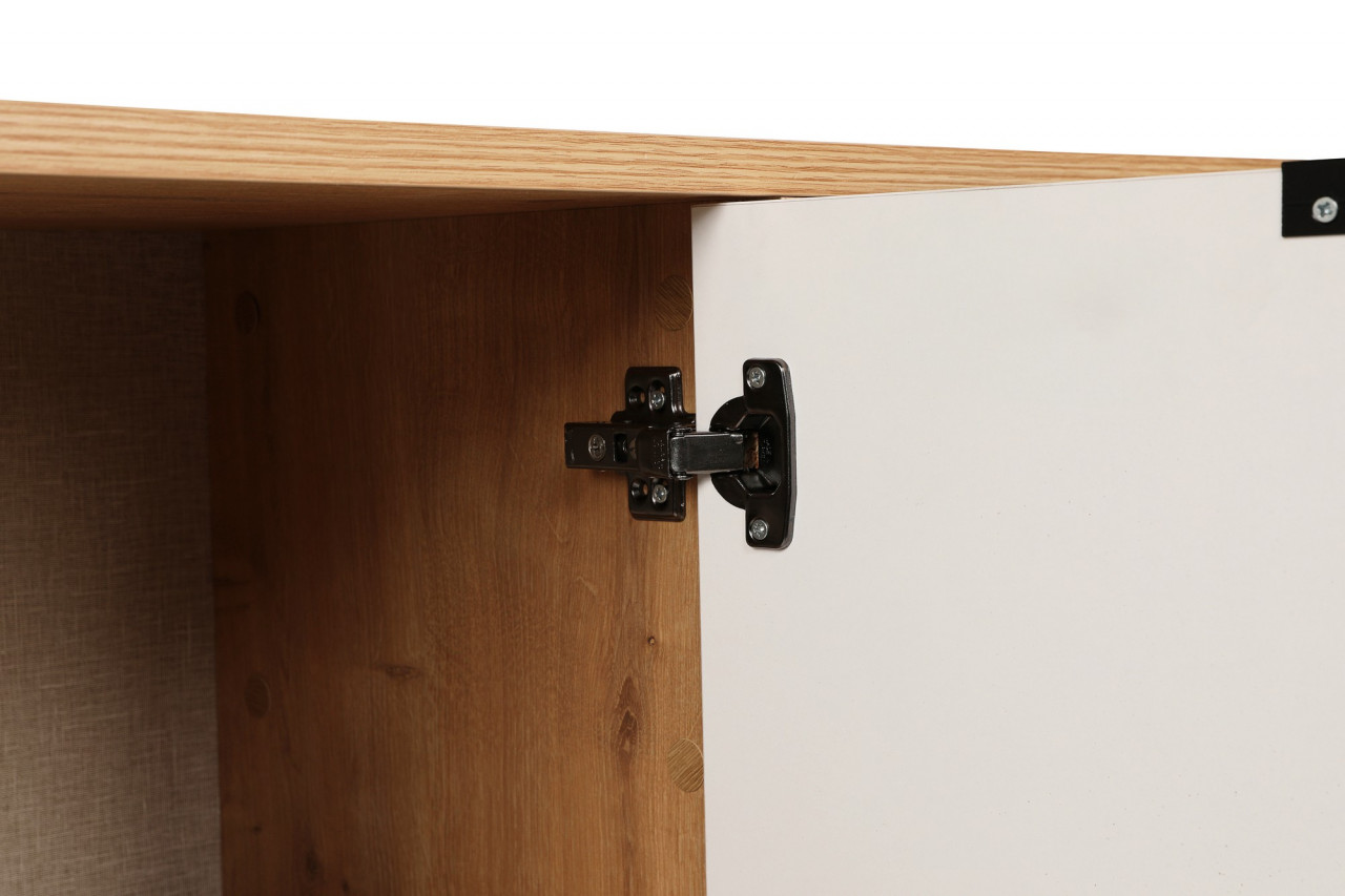 Poze Consola Clara stejar/alb - L142 cm - H83 cm