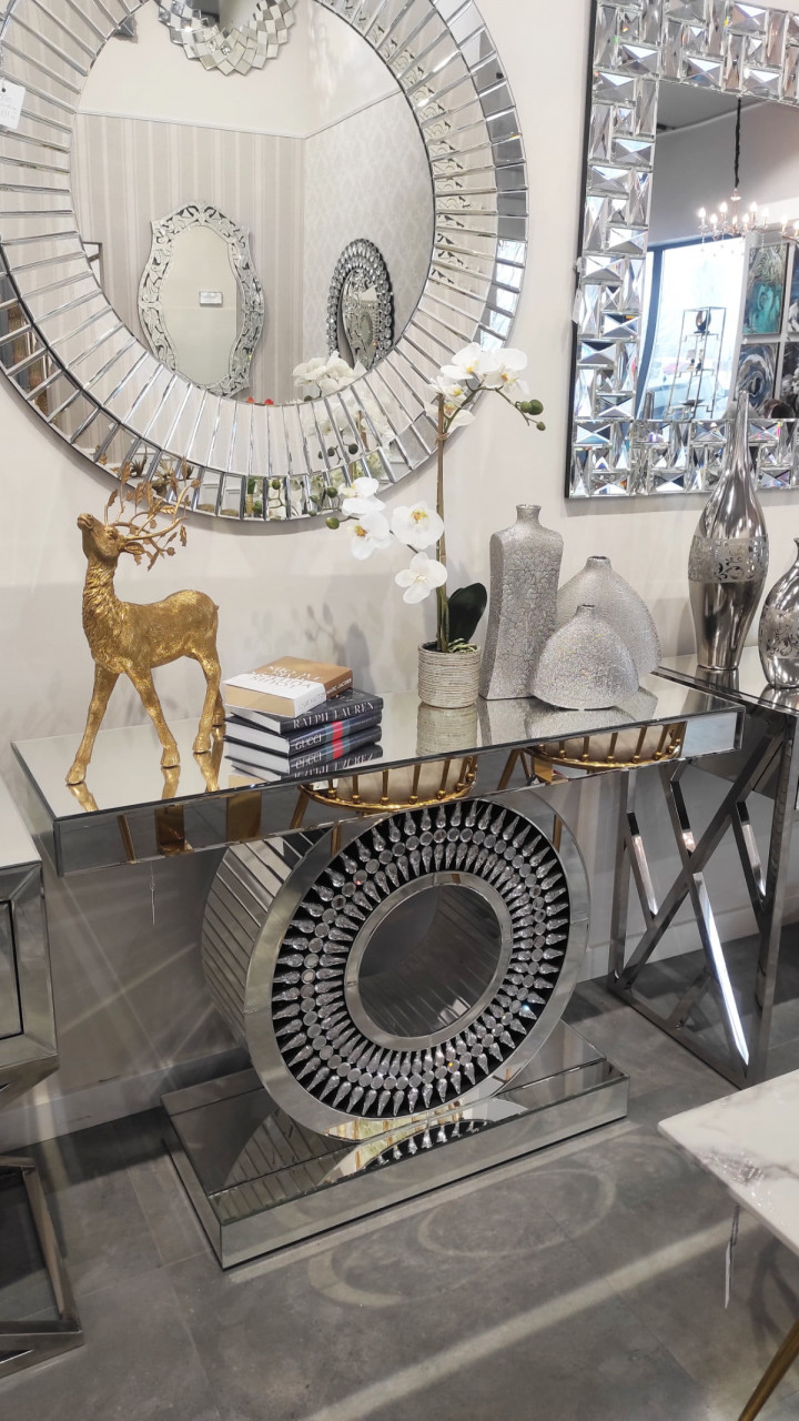 Poze Consola Marzano silver – H80 cm