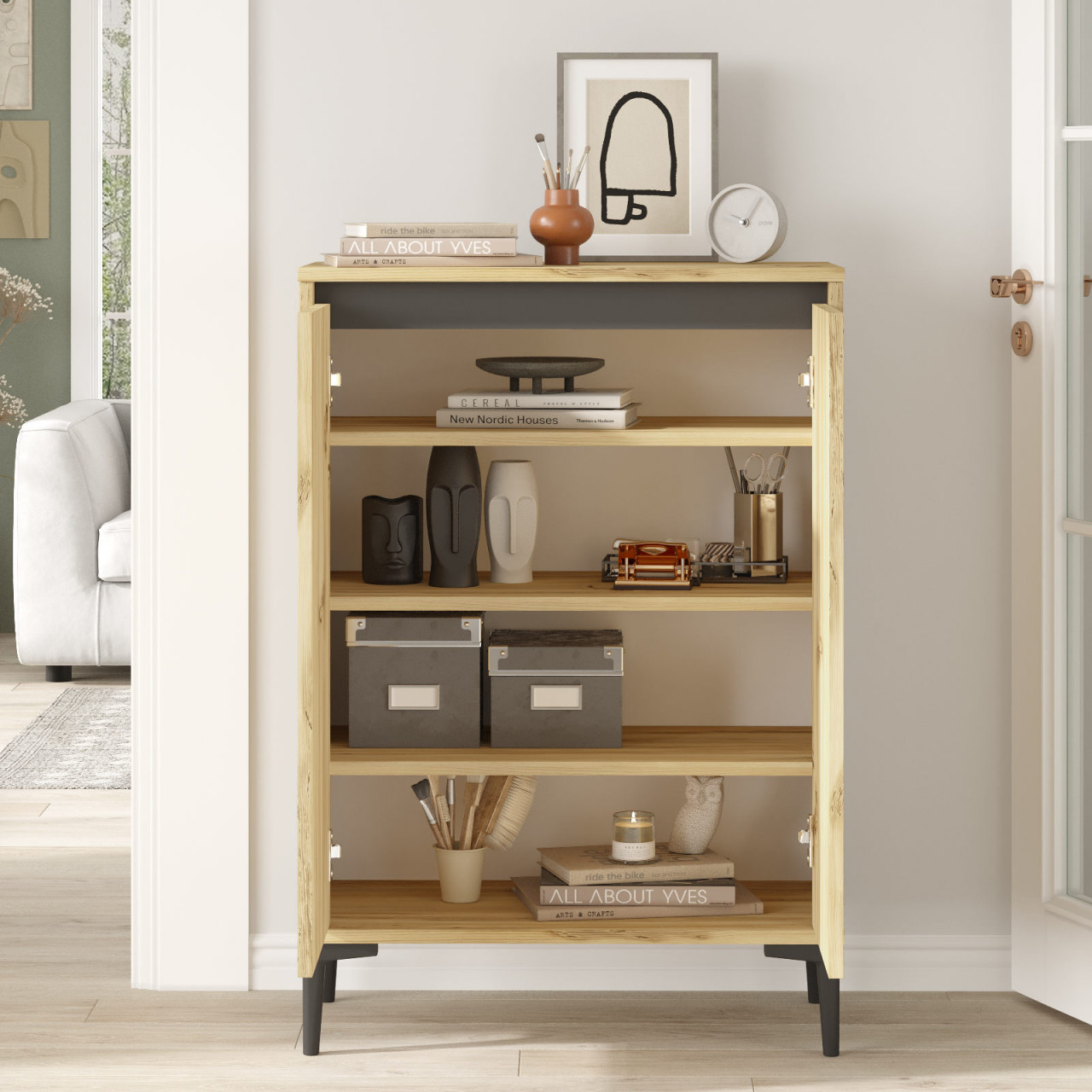 Poze Consola MDF AR10 - KA L72 cm - H104 cm