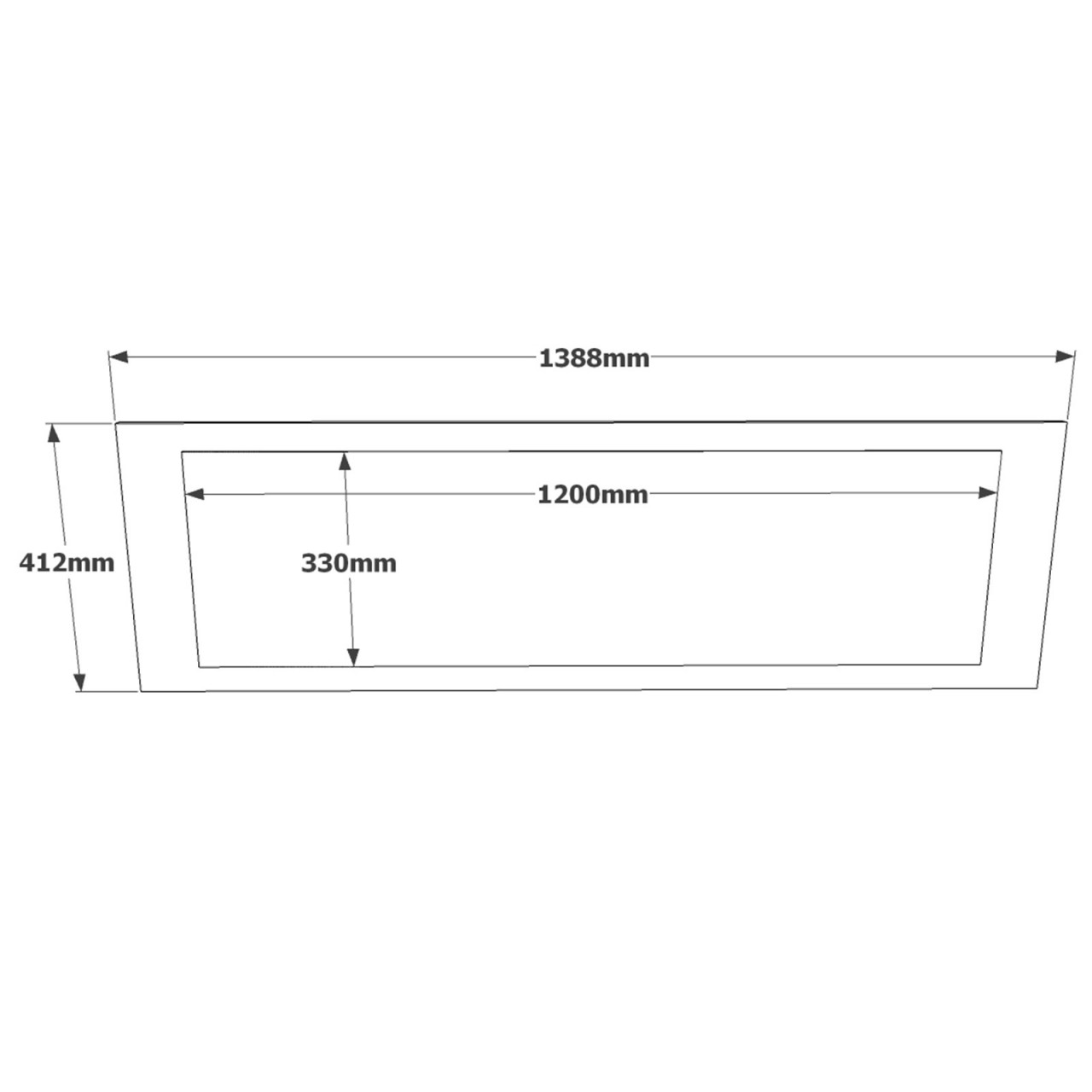 Poze Consola ML26-A MDF L139 cm - H83,6 cm + Oglinda L139 cm - H41,2 cm