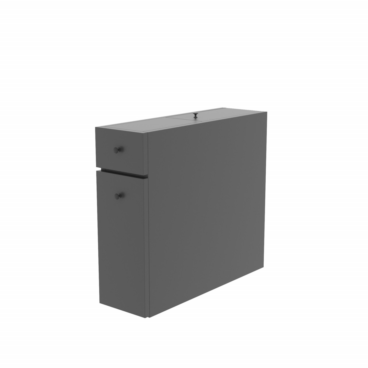 Poze Dulap MDF de baie Calencia antracit L19 cm - H43,5 cm