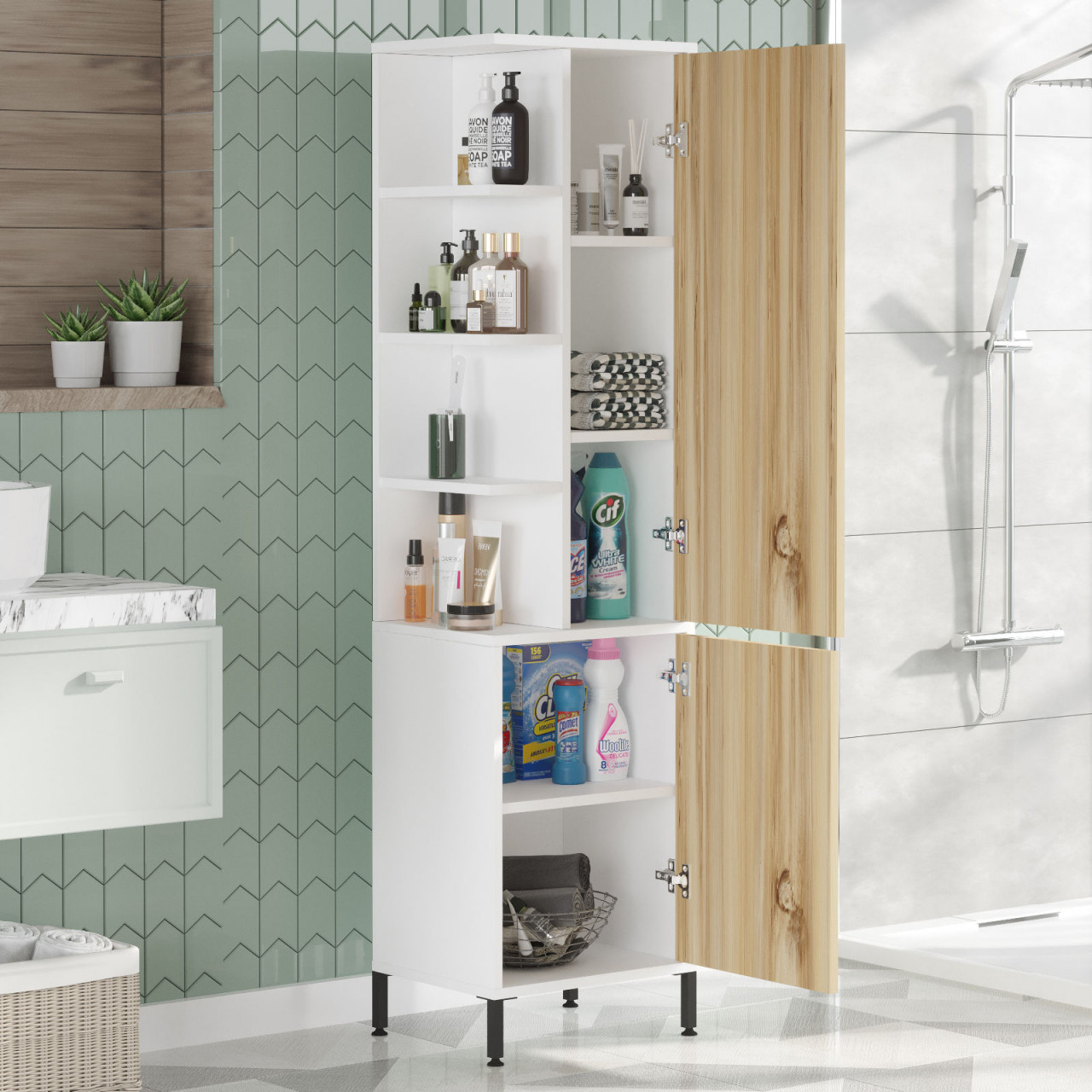 Poze Dulap MDF multifunctional VI1-WK L45 cm - H173,6 cm