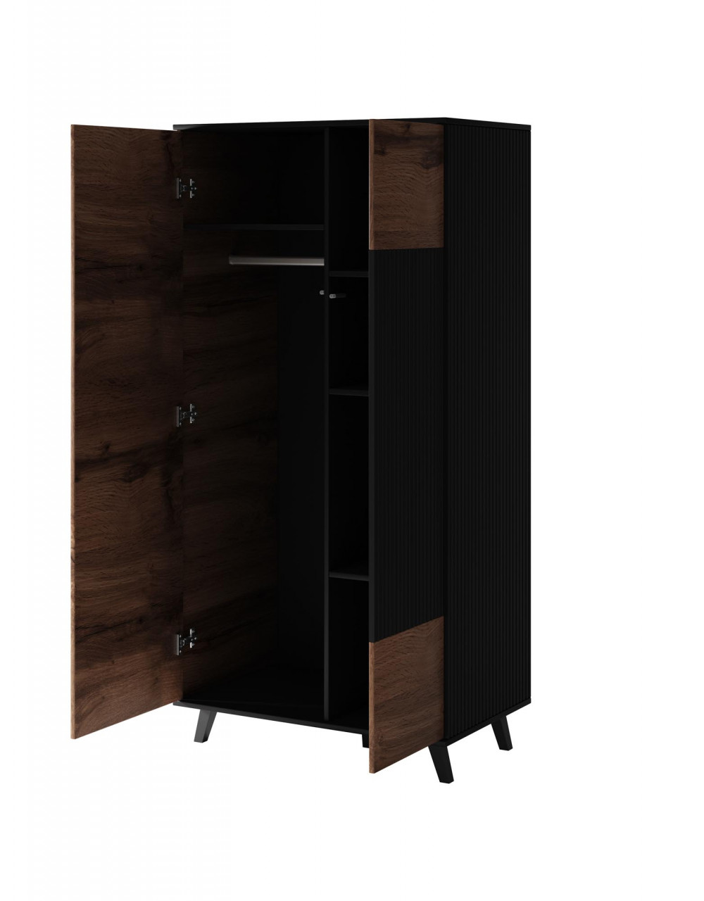 Poze Dulap Random S-1 stejar wotan/negru
