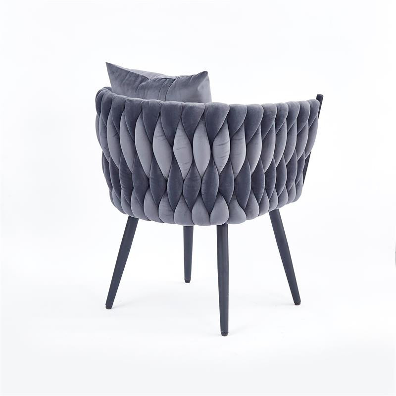 Poze Fotoliu Avatar 2 velvet gri – H77 cm