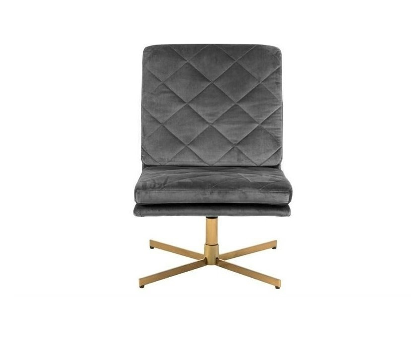 Poze Fotoliu Carrera Velvet gri închis – H87 cm