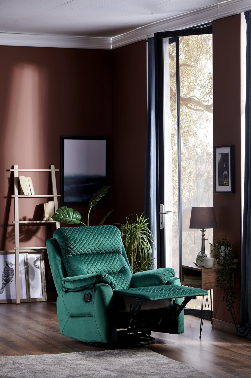 Poze Fotoliu cu recliner Trone verde