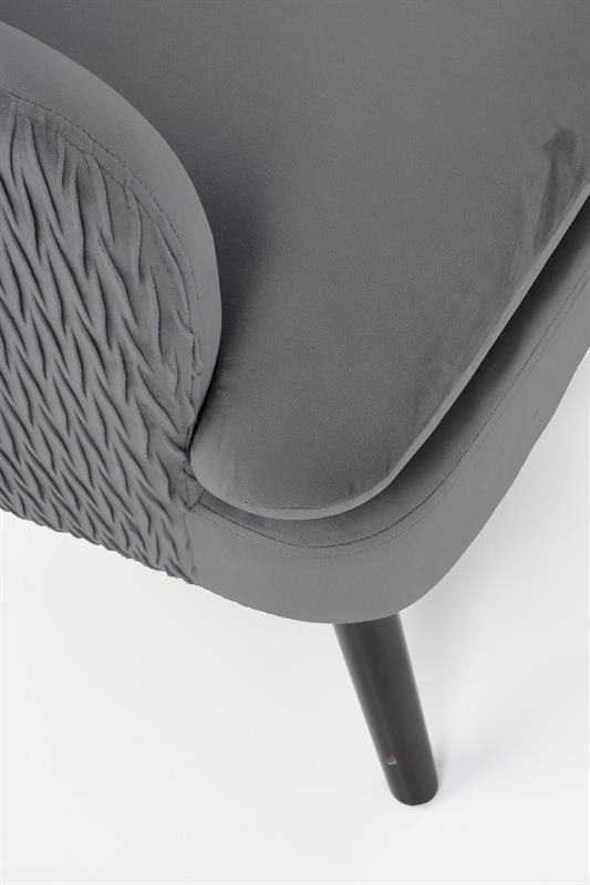 Poze Fotoliu Ravel velvet gri – H100 cm