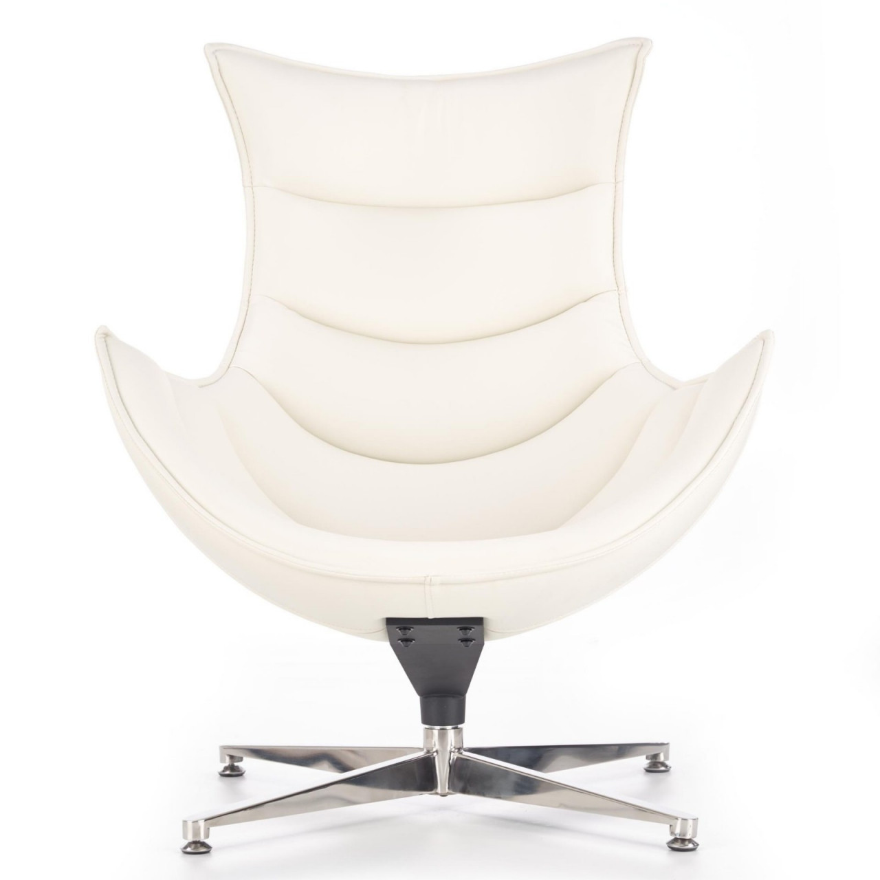 Poze Fotoliu tapitat Luxor alb - H 96 cm