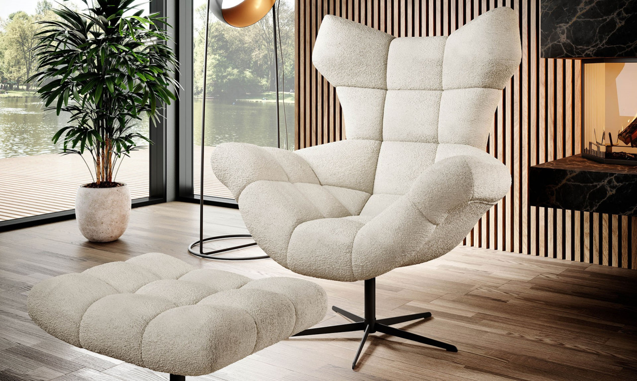 Poze Fotoliu tapitat Sensi - H119 cm