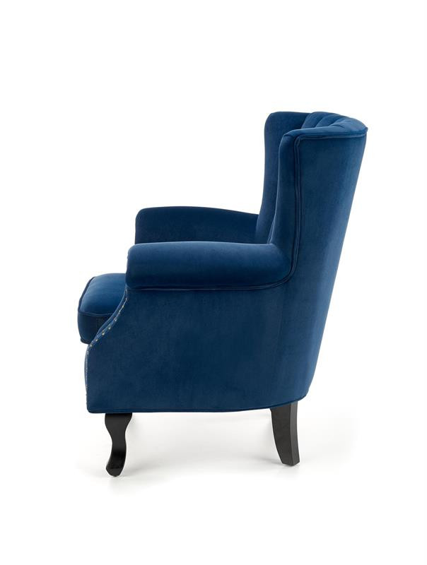 Poze Fotoliu Titan velvet bleumarin – H87 cm