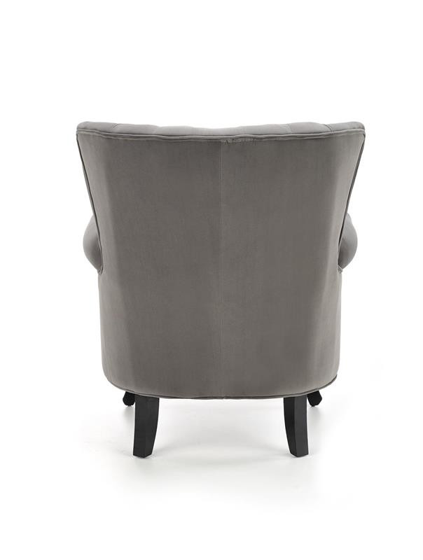 Poze Fotoliu Titan velvet gri – H87 cm