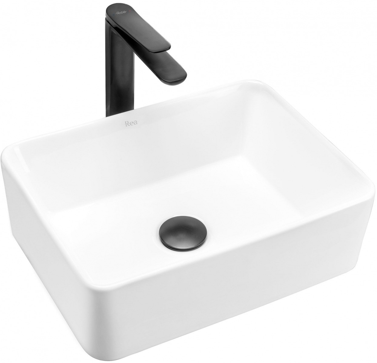 Poze Lavoar Anita Mini alb ceramica sanitara - 41 cm