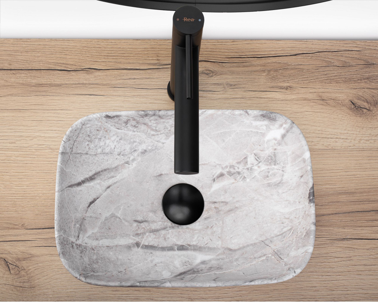 Poze Lavoar Belinda mini stone matt