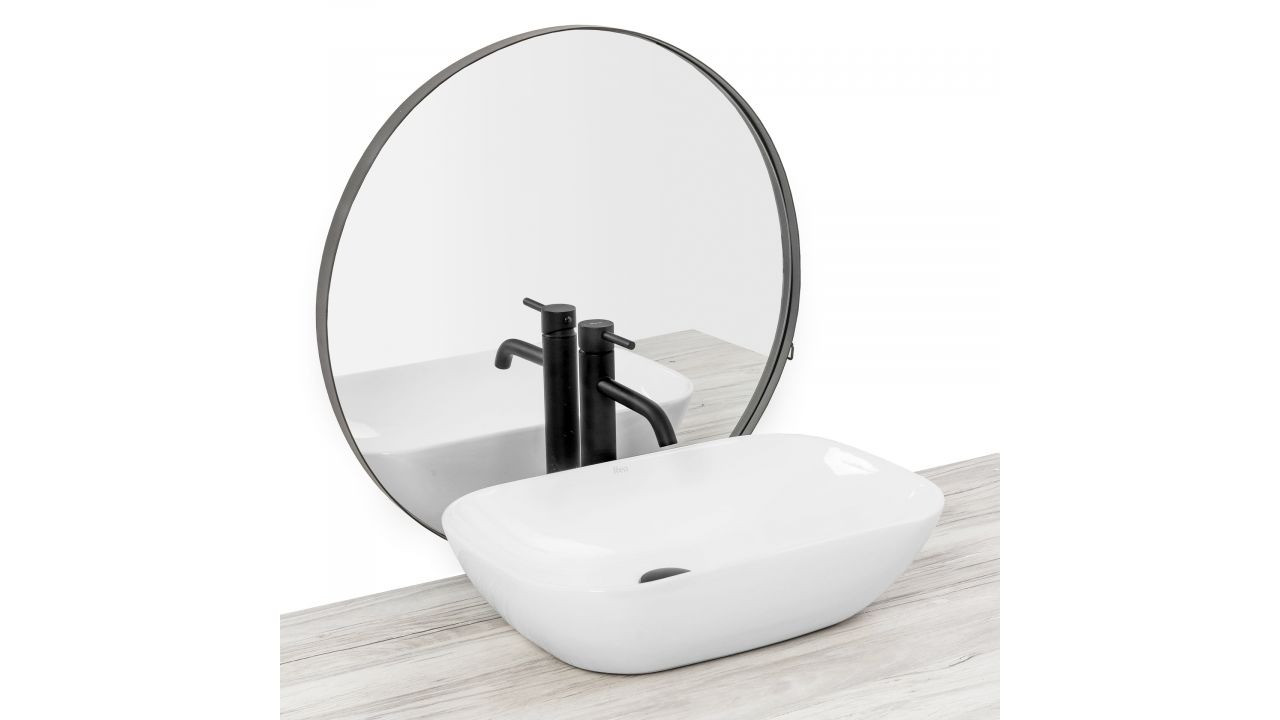 Poze Lavoar Claudia Alb ceramica sanitara - 51cm