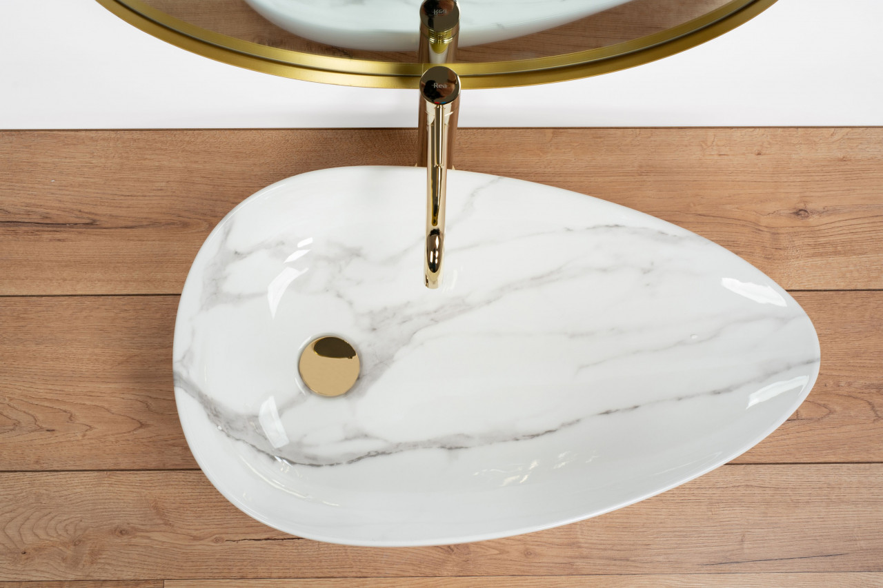 Poze Lavoar Greta Bianco Shiny L65,5 cm