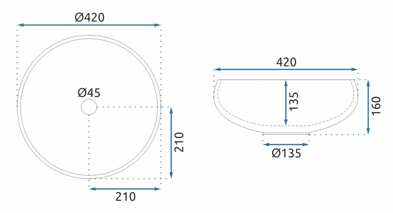 Poze Lavoar Ice cristal