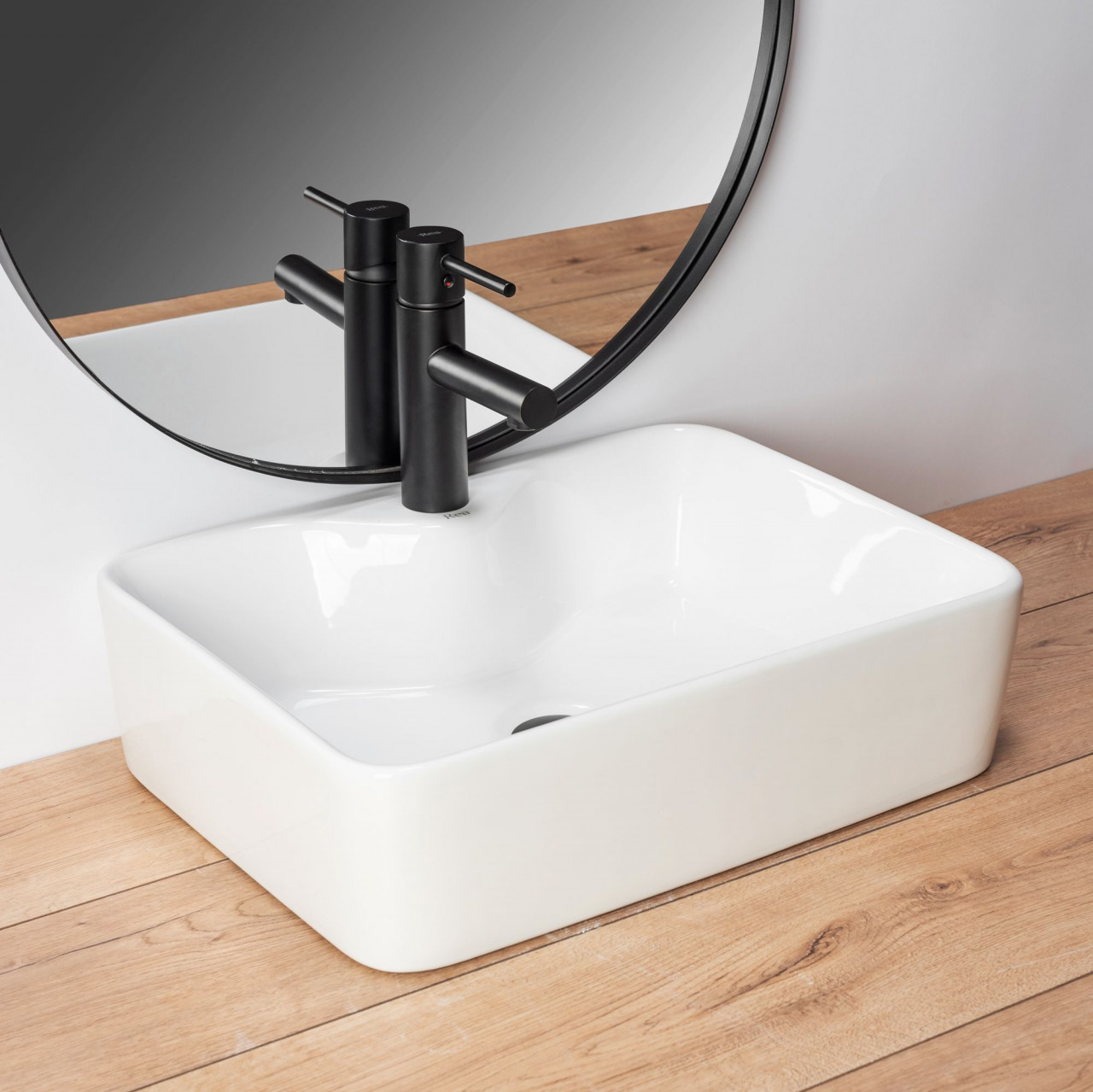 Poze Lavoar Kelly alb ceramica sanitara - 49 cm