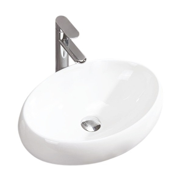 Poze Lavoar Linda alb ceramica sanitara - 48,5 cm