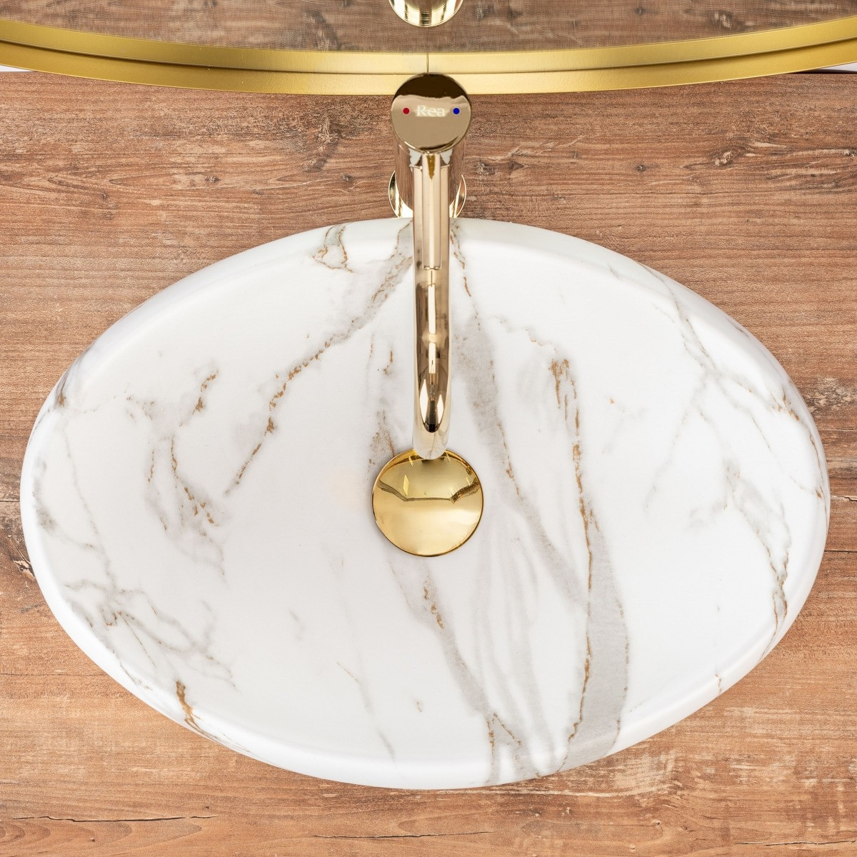 Poze Lavoar Linda Lava ceramica sanitara - 48,5 cm