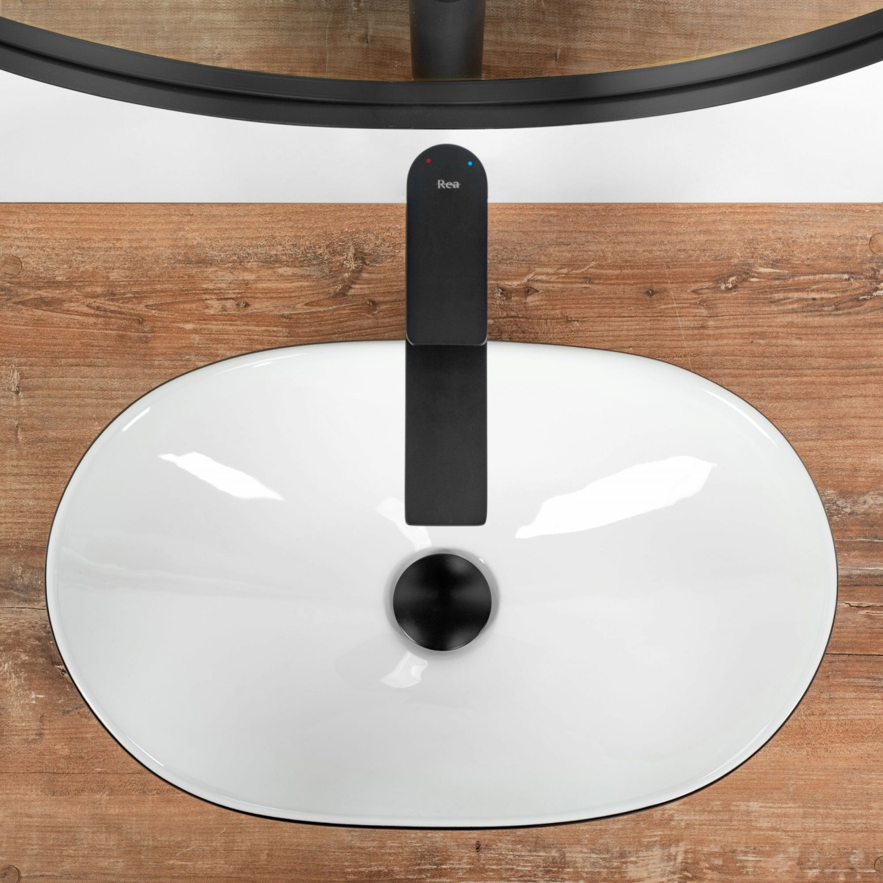 Poze Lavoar Royal mini negru/alb