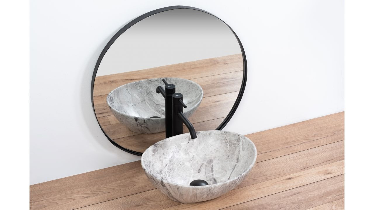 Poze Lavoar Sofia Stone ceramica sanitara - 41 cm